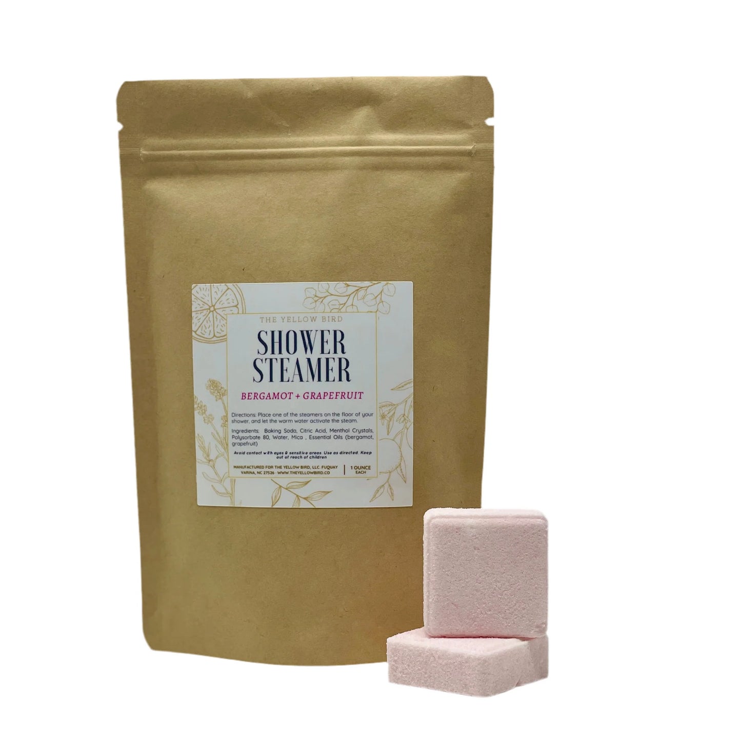 Bergamot Grapefruit Shower Steamer