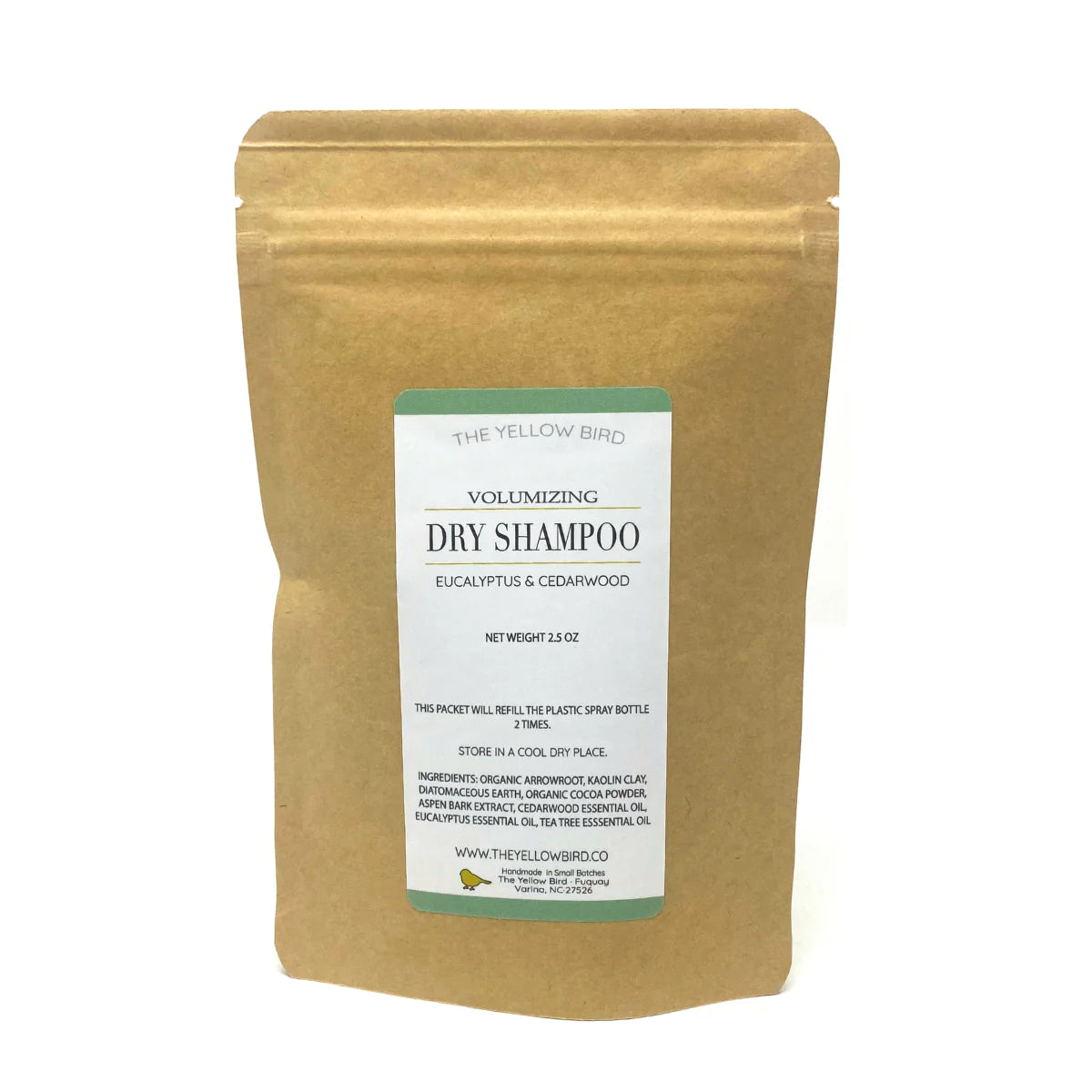 Eucalyptus Cedarwood Dry Shampoo