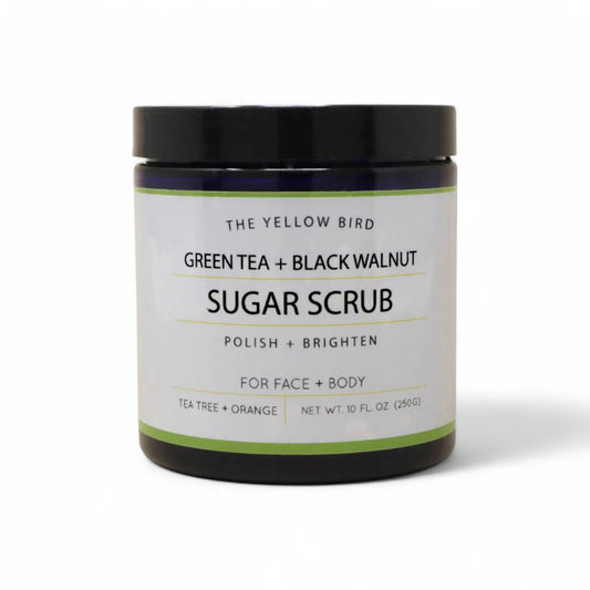 Green Tea + Black Walnut Scrub