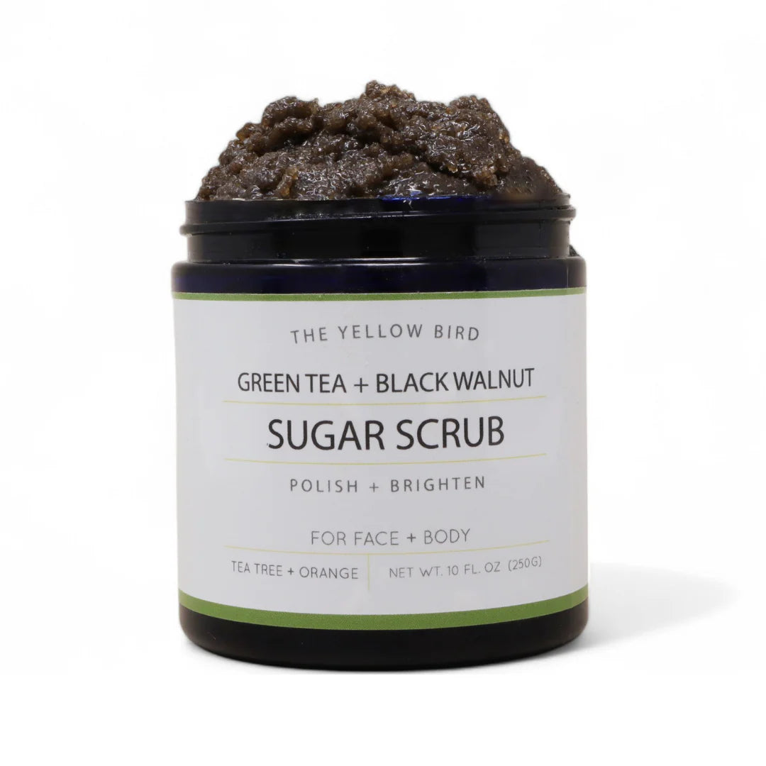 Green Tea + Black Walnut Scrub