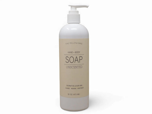 Unscented Liquid Hand Soap and Body Wash