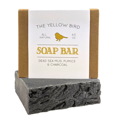 Dead Sea Mud, Pumice, Charcoal Soap Bar