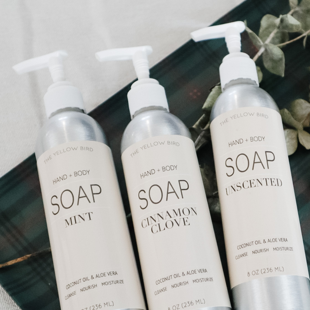 Unscented Liquid Hand Soap and Body Wash